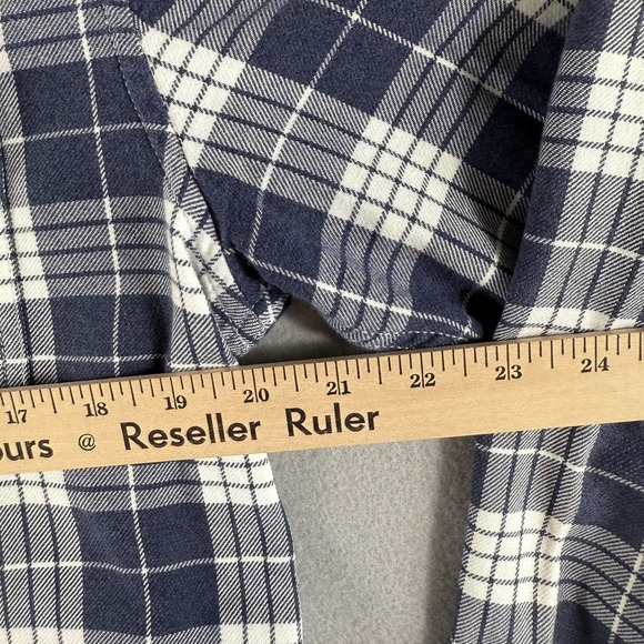 Lucky Brand Black Label Classic Fit Plaid Flannel Shirt Men's‎ Size M - Picture 7 of 8